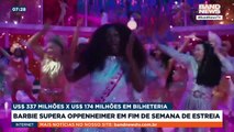 Barbie supera Oppenheimer em fim de semana de estreia | BandNews Mundo