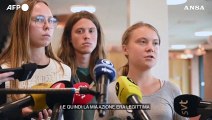 Clima, Greta Thunberg multata in Svezia per resistenza alla polizia