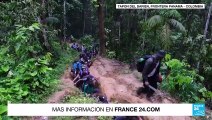 En el Darién, migrantes y turistas cruzan la selva con objetivos de viaje diferentes