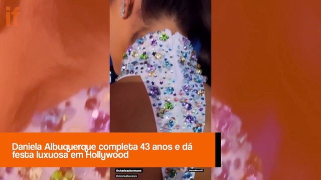 Daniela Albuquerque completa 43 anos e celebra com festa luxuosa