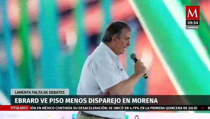 “Todos tienen miedo a debatir”, asegura Marcelo Ebrard en su gira por Naucalpan