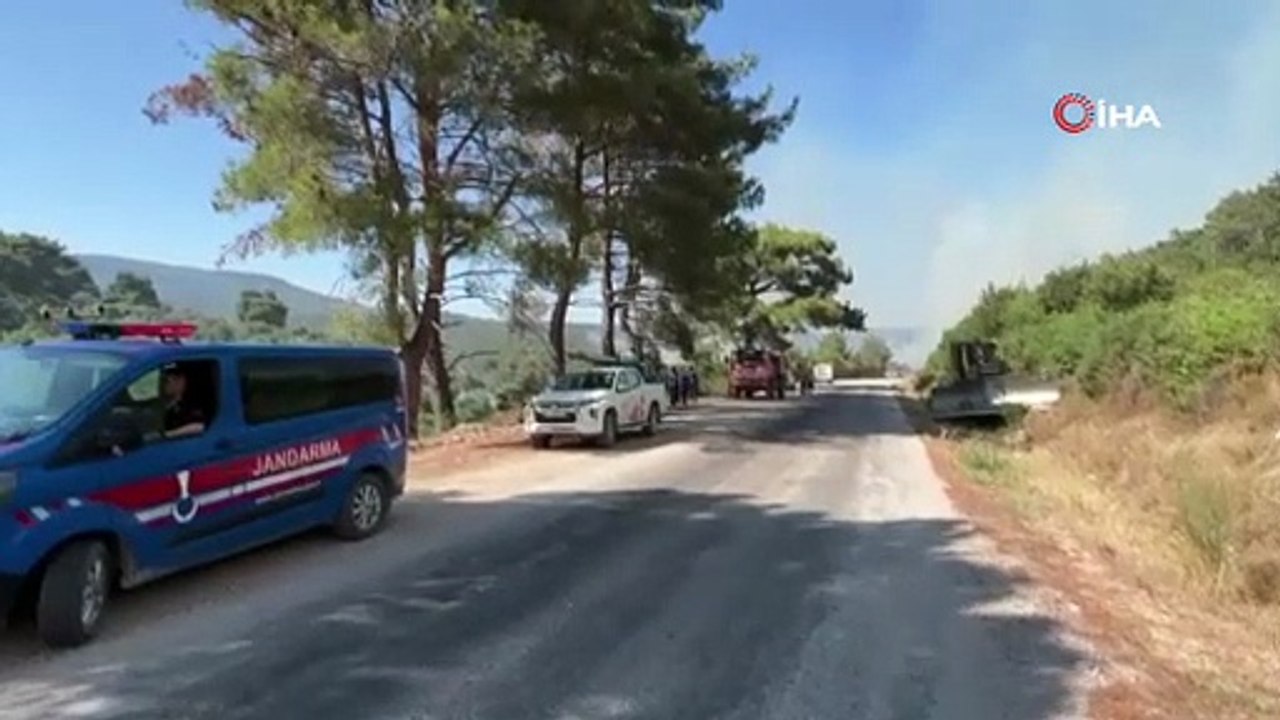 Manisa'da orman yangını! Vatandaşlar tahliye ediliyor