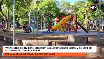 Vacaciones de invierno en misiones el movimiento económico superó los 10 mil millones de pesos