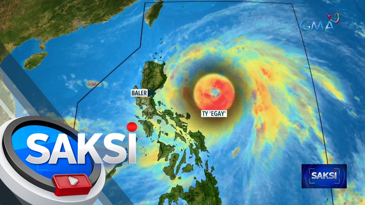 Bagyong Egay, nagpapaulan na sa ilang bahagi ng Luzon at Visayas | Saksi
