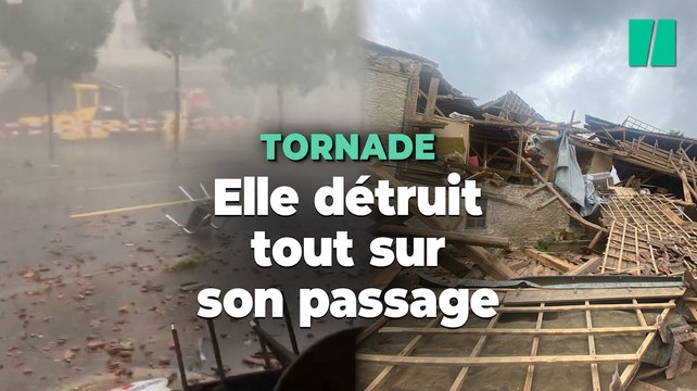 Les images des dégâts et le point sur la tornade à la frontière suisse