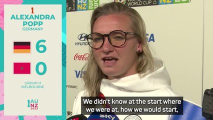 Morocco win will give Germany 'self-confidence' - Popp