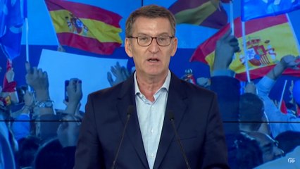 Скачать видео: Feijóo ya ha contactado con Vox, PNV, UPN y Coalición Canaria para intentar ir a la investidura