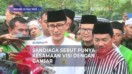 Sandiaga Uno Sebut Punya Kesamaan Visi dengan Ganjar Pranowo