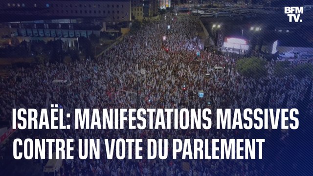 Malgré des manifestations massives, le Parlement israélien a voté ce lundi la mesure centrale de la réforme judiciaire