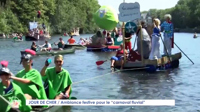 JOUR DE CHER / Ambiance festive pour le carnaval fluvial