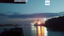 Droni russi attaccano porti sul Danubio