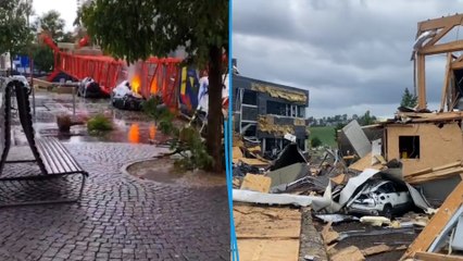 Tempête en Suisse : une grue chute et tue un homme