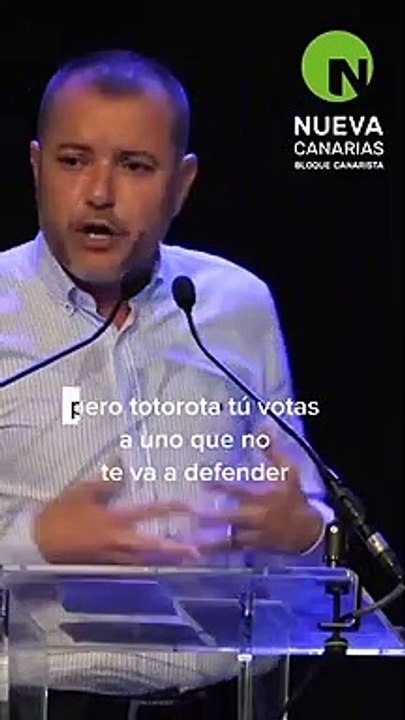 Teodoro Sosa en un mitin antes de las elecciones generales del 23J