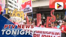 Progressive group gather for protest rally in Cebu