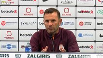 Galatasaray Teknik Direktörü Okan Buruk, Zalgiris maçı öncesi açıklamalarda bulundu.