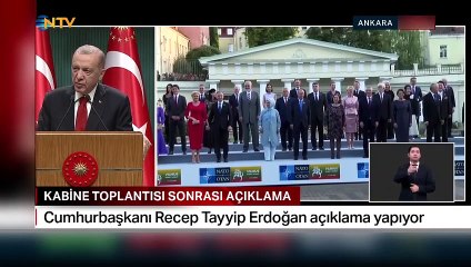 Dernière Minute： Après le cabinet, il est passé devant les caméras ! Président Erdogan, messages importants sur l'économie et la politique étrangère