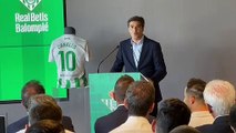 Discurso de Ángel Haro en la despedida del Real Betis a Sergio Canales