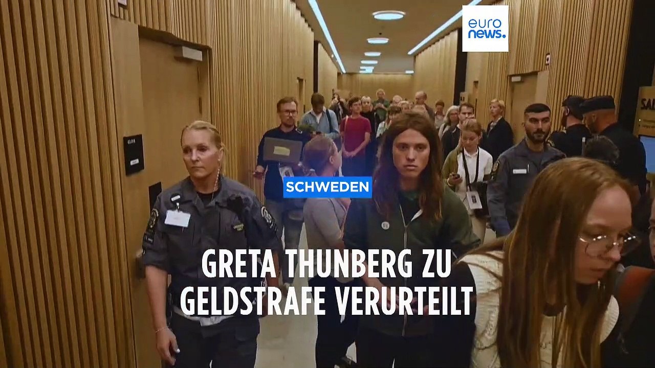 Widerstand gegen die Staatsgewalt: Greta muss 215,50 Euro Strafe zahlen