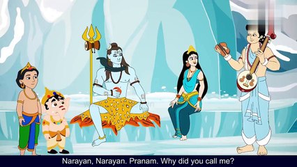 Ganesha and Kartikeya Race Story in Hindi | Bal Ganesh Stories | हिंदी कहानियाँ |