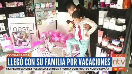 CONOZCA A LA PEQUEÑA JIMENA, LA BARBIE BOLIVIANA