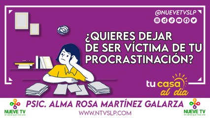 ¿Quieres dejar de ser víctima de tu procrastinación?