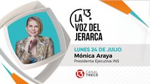Mónica Araya / Presidenta Ejecutiva del INS - 24 Julio 2023 | La voz del jerarca