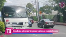 Quitan multas por verificación extemporánea a transportistas
