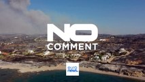 No Comment : un spectacle de désolation à Rhodes après des incendies dévastateurs