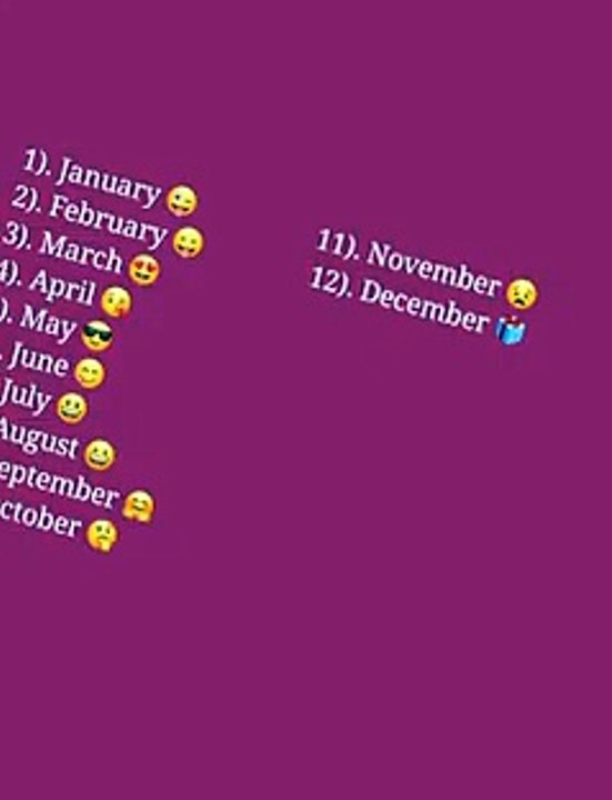 Choose your birthday month & see your cute gift