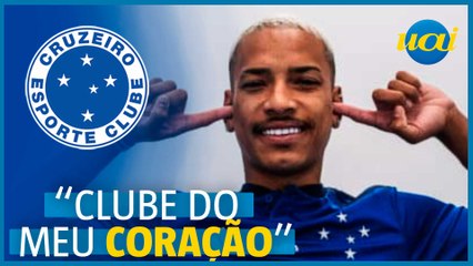Matheus Pereira comemora chegada ao Cruzeiro