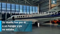 Se roban avión en el AICM