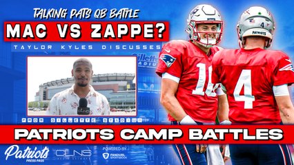 Télécharger la video: Patriots Camp Battles: QB - Will Mac Jones Get CHALLENGED by Bailey Zappe?