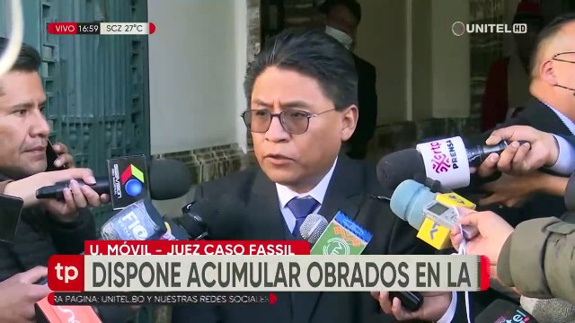 Lima justifica unificación de procesos del Banco Fassil en La Paz y descarta traslado de acusados