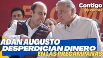 Con dinero para #precampañas se construyen dos clínicas de salud, admite Adán Augusto en #Puebla