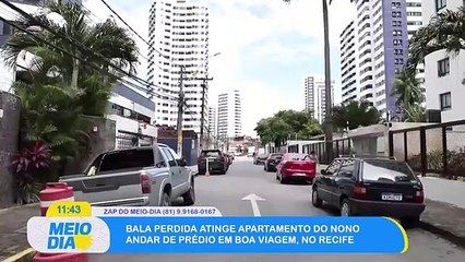 BALA PERDIDA ATINGE APARTAMENTO DE PRÉDIO EM SETÚBAL