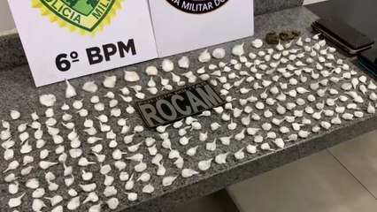 Três são detidos e droga é apreendida em operação da Polícia Militar