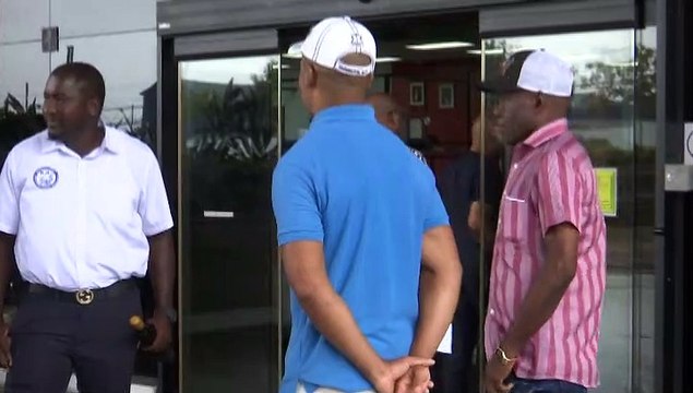 TRADE UNIONS DELIVER LETTER TO IMBERT