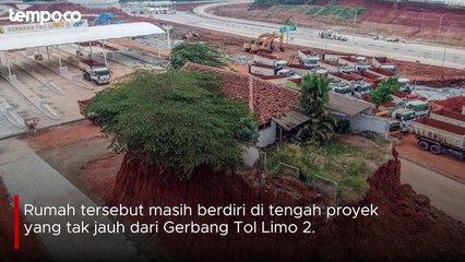 Melongok Rumah di Tengah Jalan Tol Cijago Seleksi 3B Depok