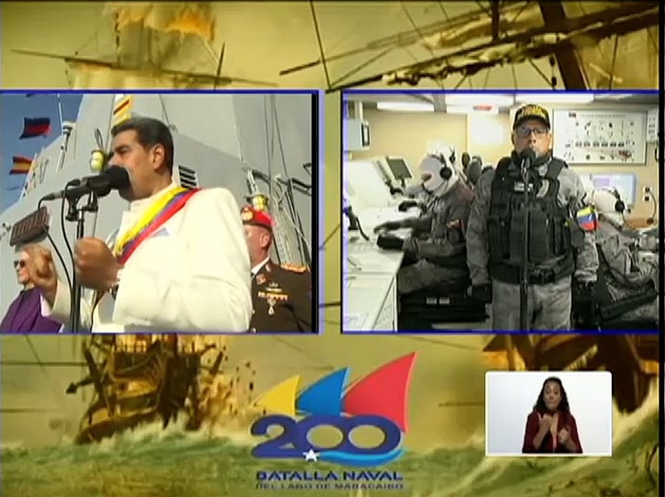 Pdte. Maduro encabeza acto conmemorativo a 200 años de la Batalla Naval del Lago de Maracaibo