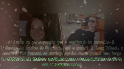 Lindsay Lohan donne naissance à son premier enfant à 37 ans avec le mari qu'elle a secrètement épo