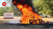 Autoridades de Chiapas incineraron más de mil kilogramos de droga