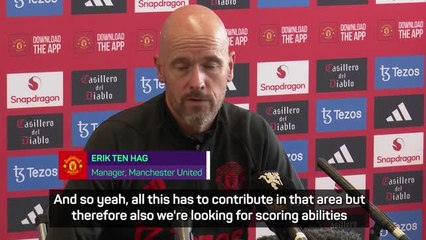 United are 'aware' of need to score more goals - Ten Hag