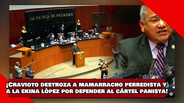 ¡VEAN! ¡Cravioto destroza a mamarracho perredista y a la ekina lópez por defender al cártel panista!