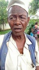 Elderly couple wandering for pension