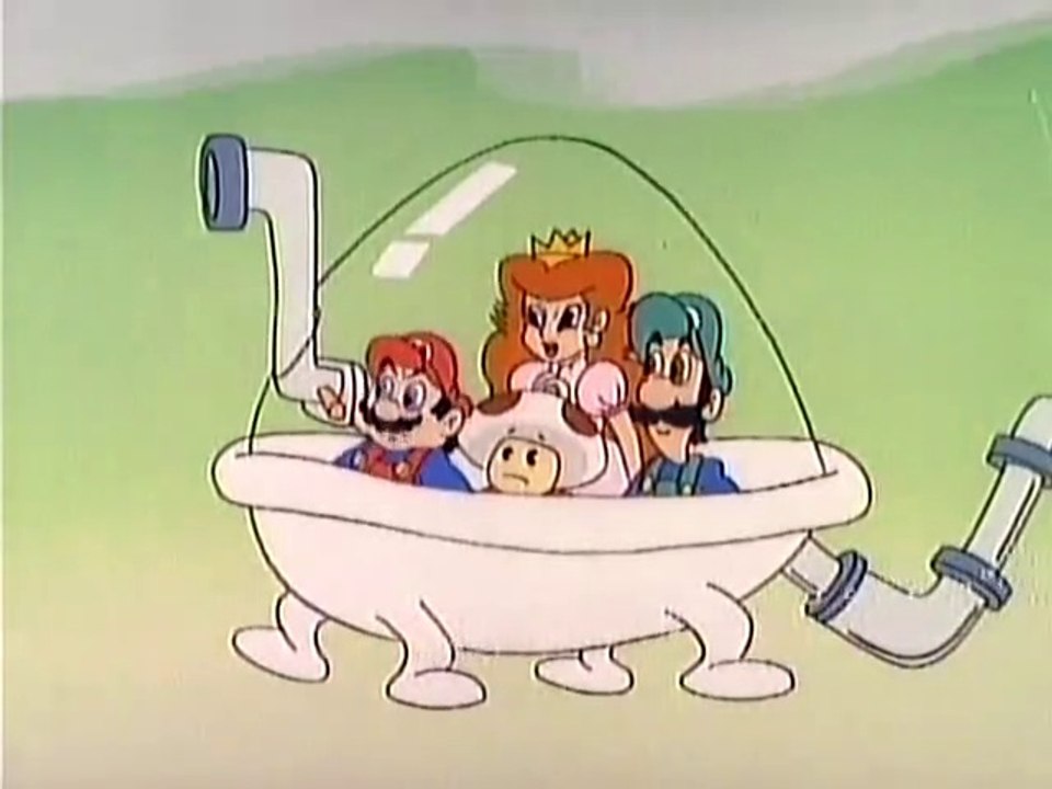 Super Mario Brothers Super Show  16  Mario of The Deep, NINTENDO game animation