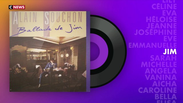 «La ballade de Jim» d’Alain Souchon : Les prénoms en chansons