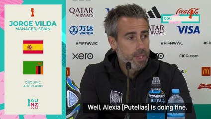 Putellas fit and ready to face Zambia