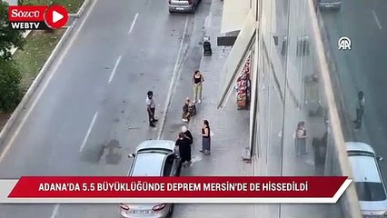 Download Video: Adana'da 5,5 büyüklüğünde deprem Mersin'de de hissedildi