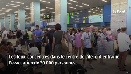 Incendies en Grèce : le point sur la situation dans les îles de Rhodes et Corfou