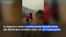Dutzende Tote bei Waldbränden in Algerien